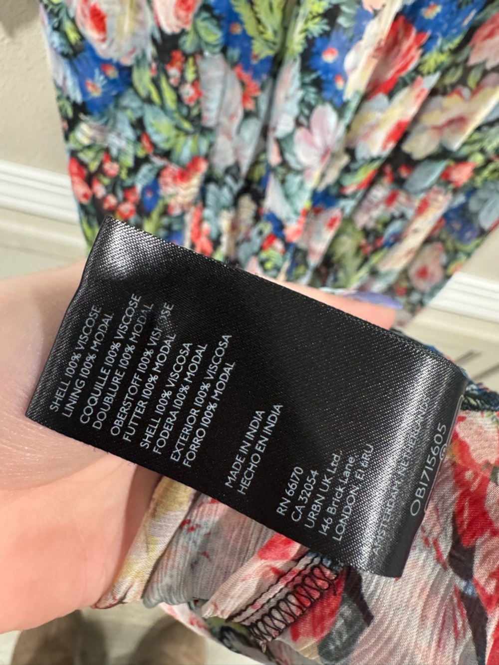 Anthropology The Marais Printed Chiffon Maxi Dress - Picture 7 of 8